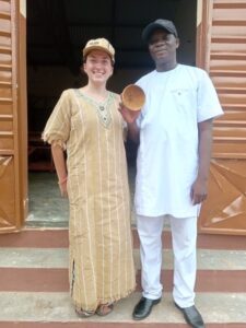Claire Guarini et Abel Akpo