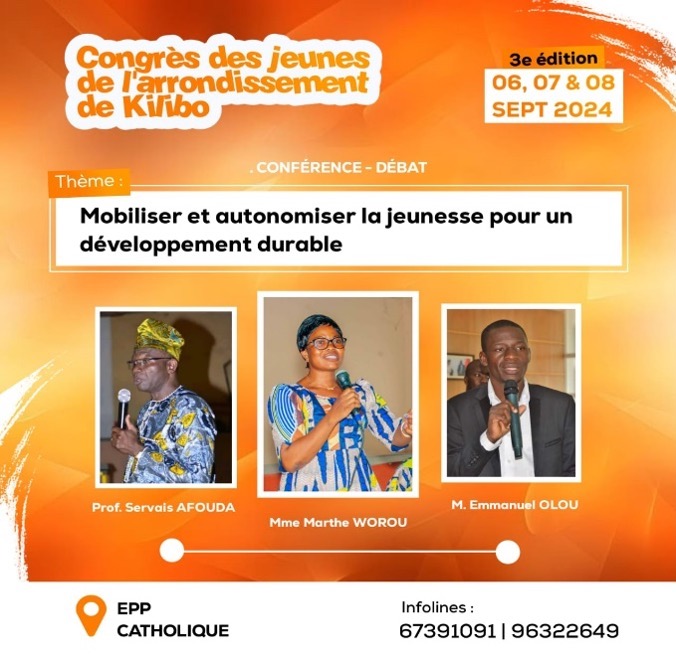 Congrès des jeunes de l’arrondissement de Kilibo